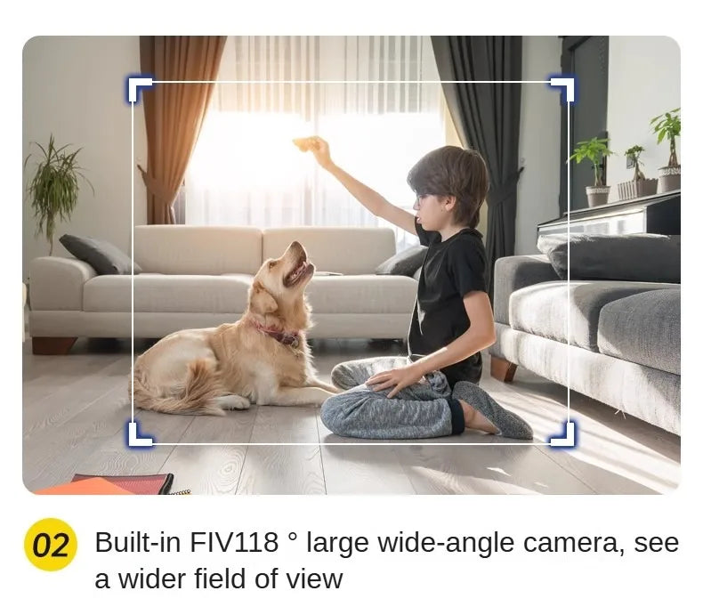 4MP Dual Lens V360pro APP Wireless WIFI IP Camera AI Humanoid Detection Home Security CCTV Baby Monitor