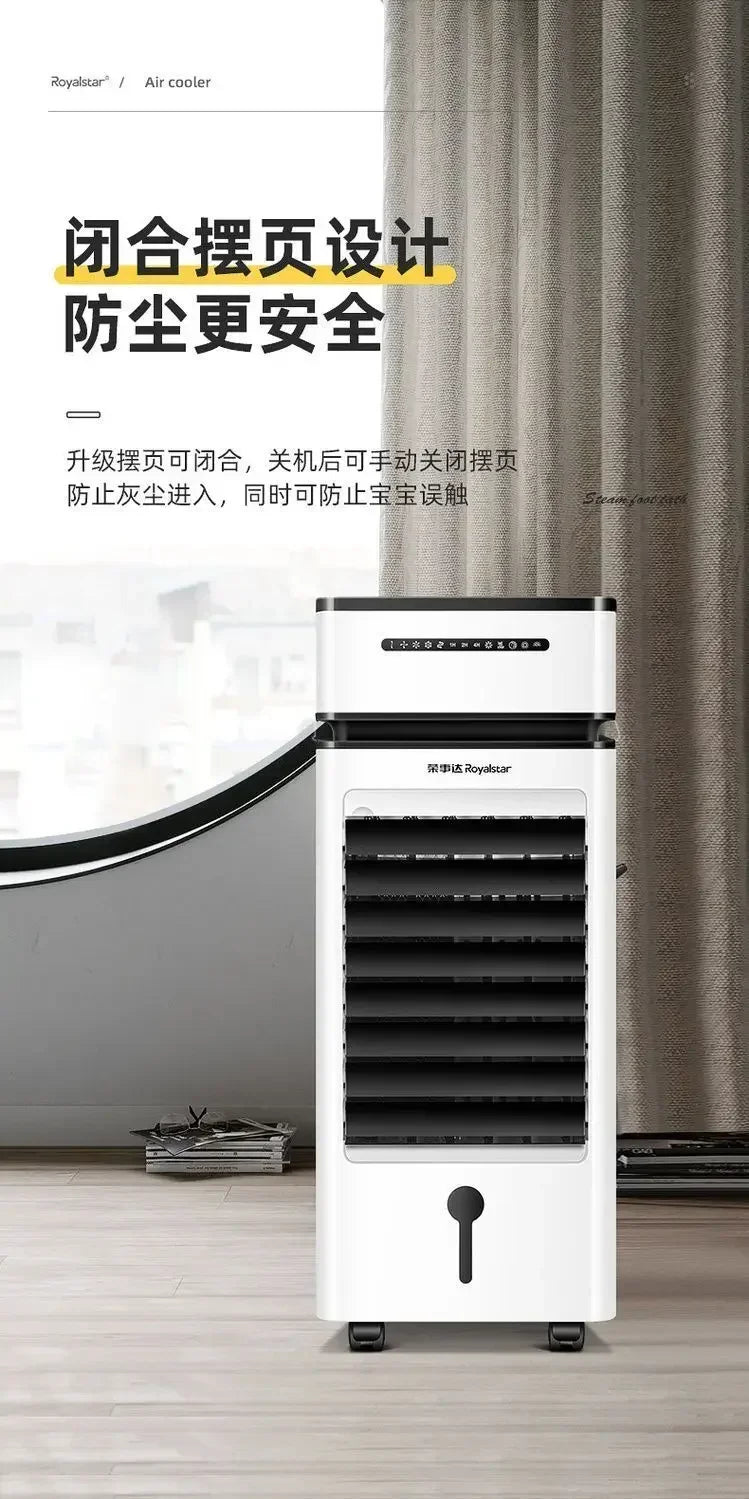 Dual Use Heating And Cooling Evaporative Water Air Cooler Household Portable Cooling Heating Fan For Indoor Home Use