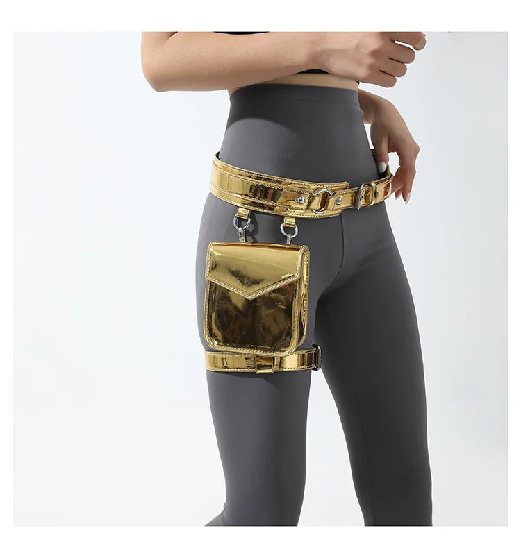 Belt Bag Mini Bag Waist Bag Leg Bag Sports Fitness Running Bag With Yoga Pants Headset Lipstick Bag Fanny Pack Purse Waist Pack