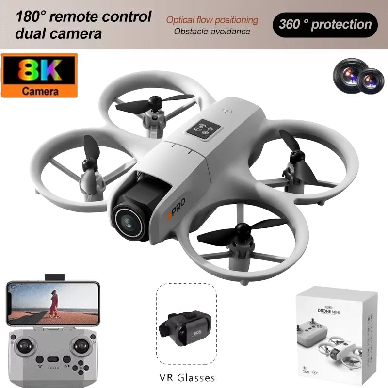 i1PRO Mini Drone Professional 8K HD Camera Drone 5G WIFI FPV UAV With screen remote control Avoidance Aerial Quadcopter Toy Gift
