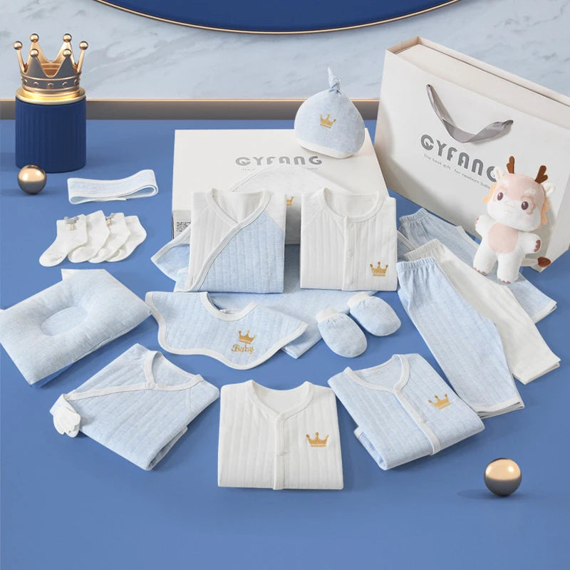 Newborn Baby Clothing 15/18/20 Pieces/0-3Months 100%Cotton Kids Clothes Suit Unisex Infant Boys Girls Clothing Set Without Box