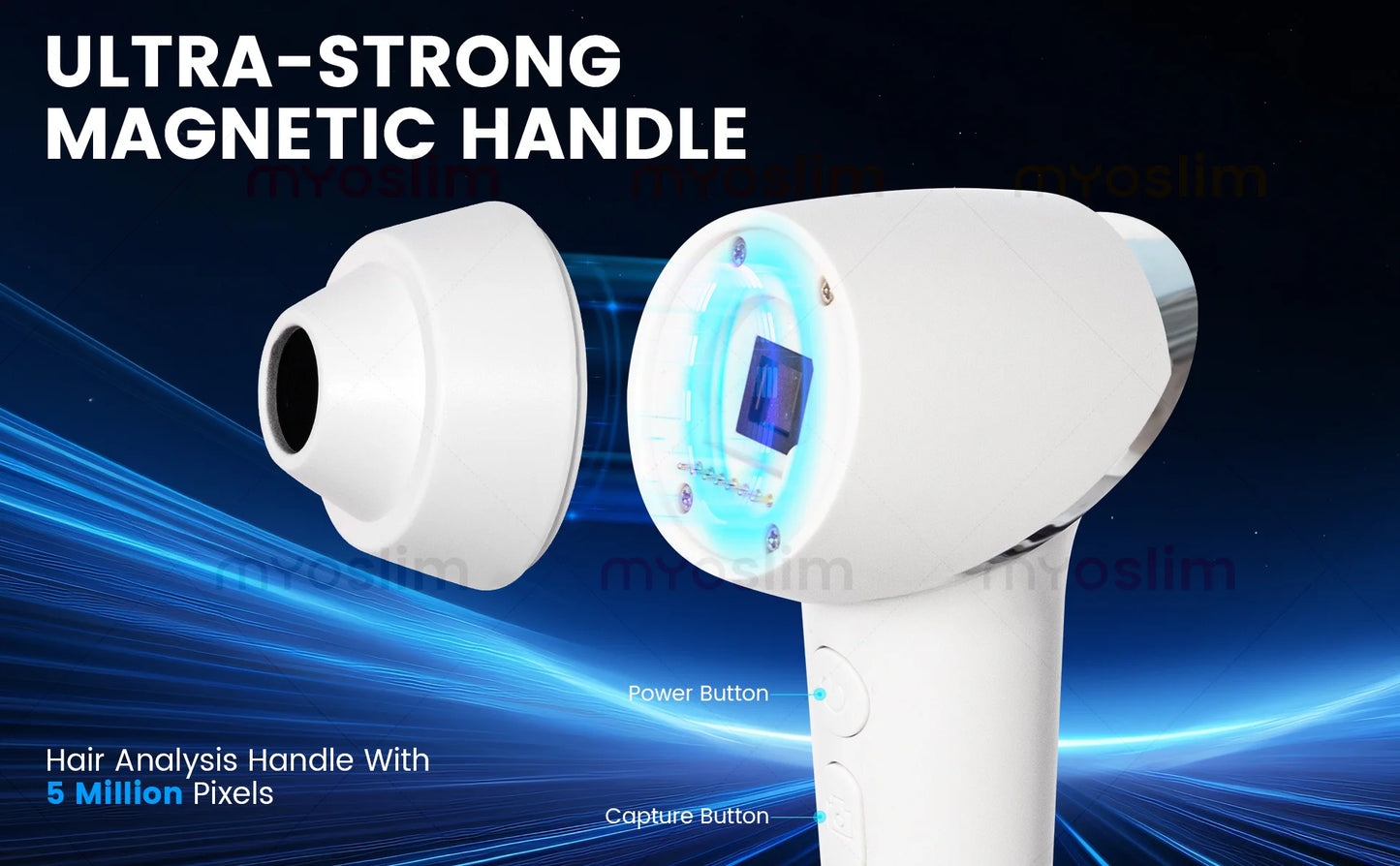 Q1 Pro Intelligent 3D Magic Skin Analyzer Mirror UV Wood Lamp Facial Skin Detection Scanner for Beauty Skin Analysis