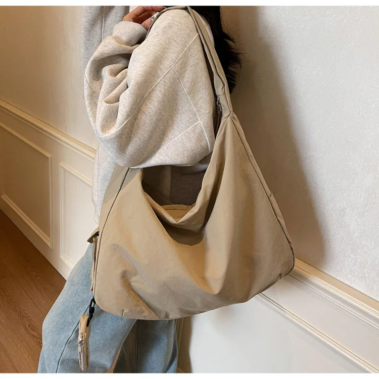 Women's Handbag Large Women Shoulder Shopper Bag Canvas Luxury Designer Cloth Tote Bags for Woman Big Female Daily Commuter City