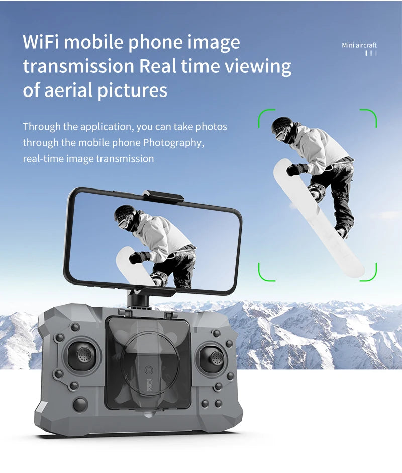 Mini Drone for Kids with 4k HDCamera  FPV Remote Control Toys Gifts for Boys Girls with Altitude Hold Headless Mode RC Dron