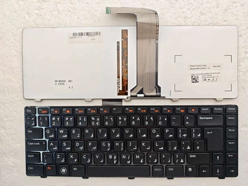 US/RU/SP/FR/AR/UK Keyboard For DELL Vostro V1440 V1450 v2420 2520 V3350 V131D Inspiron 7520 7420 15RR-3518 5520 14Z-N411Z