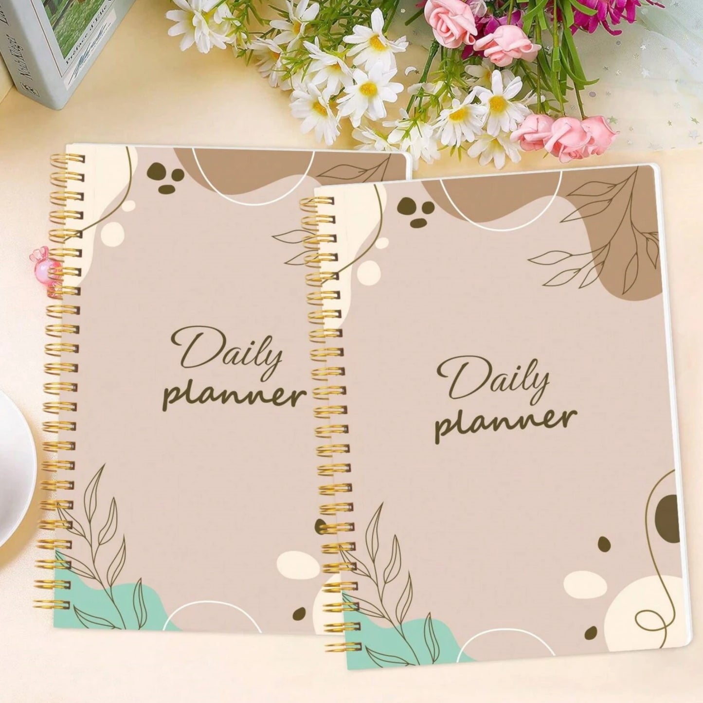 Daily Planner Notebook - Undated To Do List Task with Priorities,Mood Tracker,Notes,Suitable for Office, Home and School