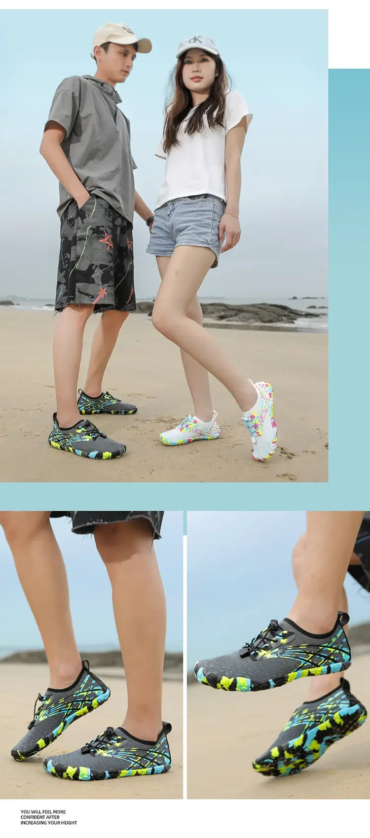 Unisex Shoes For Women Fitness Treadmill Indoor Outdoor Speed Interference Water Beach Couples Swimming Shoe Men Aqua Sneakers