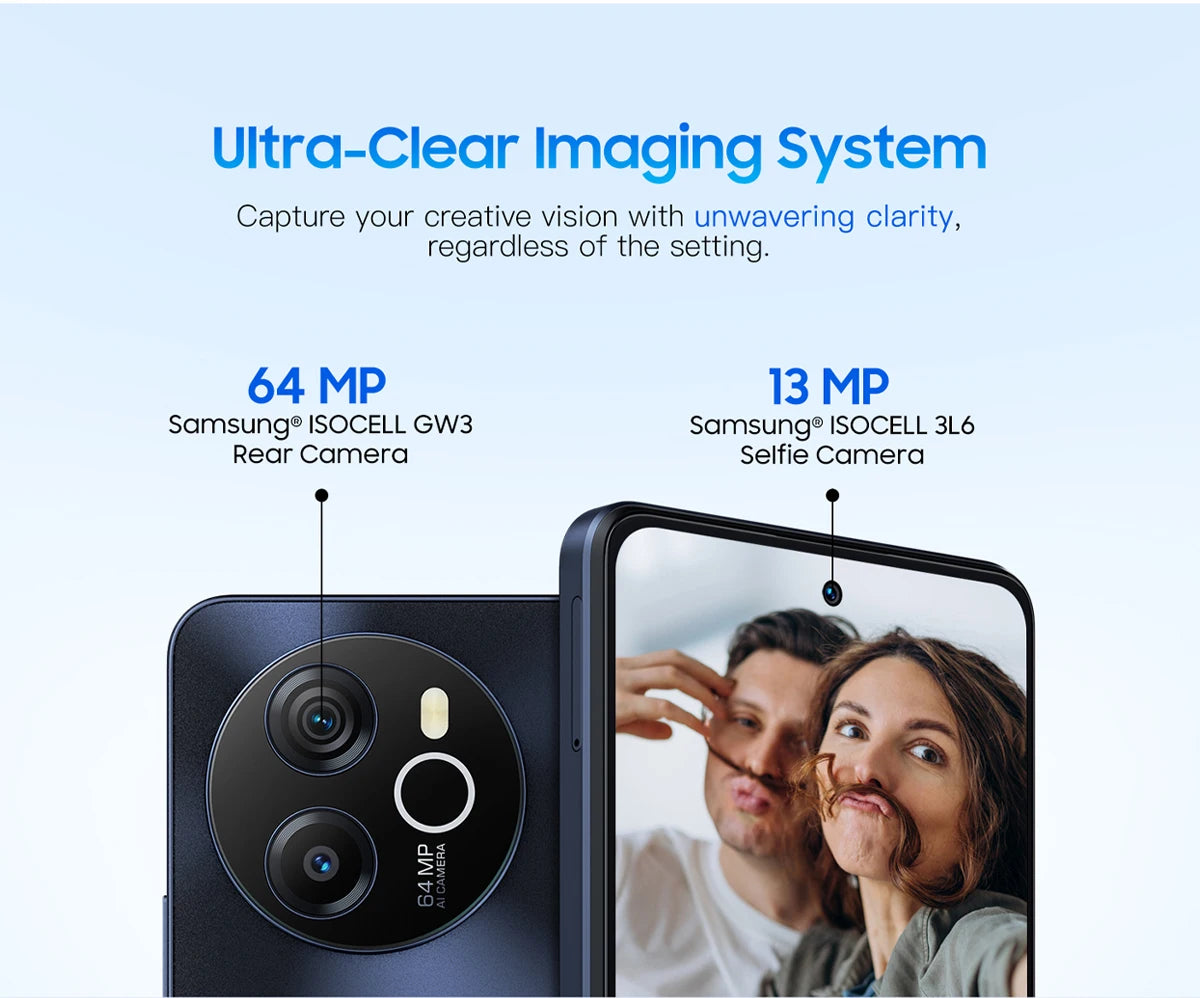 Blackview SHARK 8 Unlocked Smartphone Android13 Mobile Phone, Helio G99 16GB 128GB/256GB, 6.78'' 2.4K Display 64MP Cellphone NFC