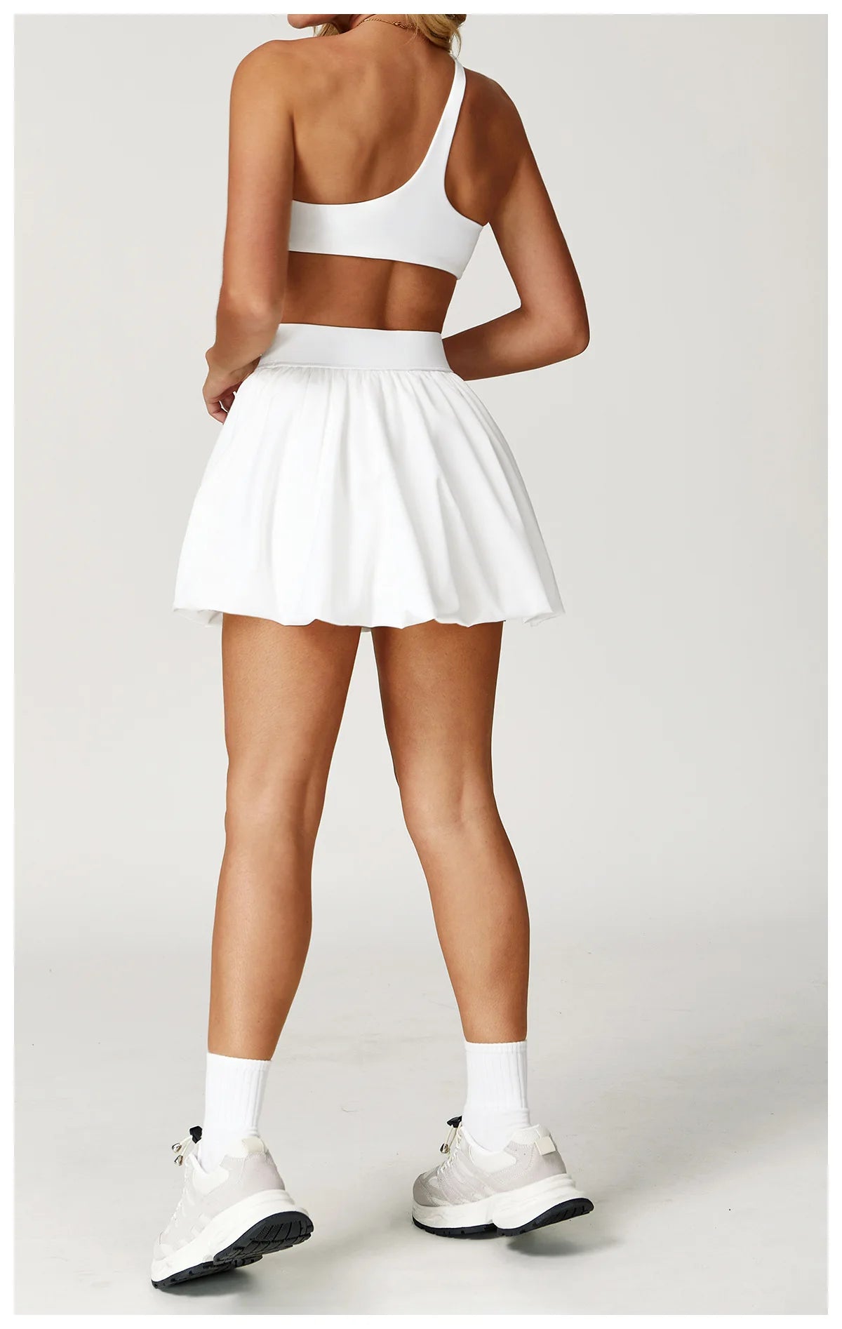 Women Sports Skirts High Waist Yoga Tennis Shorts Dress With Pocket Running Golf Skirt Quick Dry Breathable Belt Safety Pants