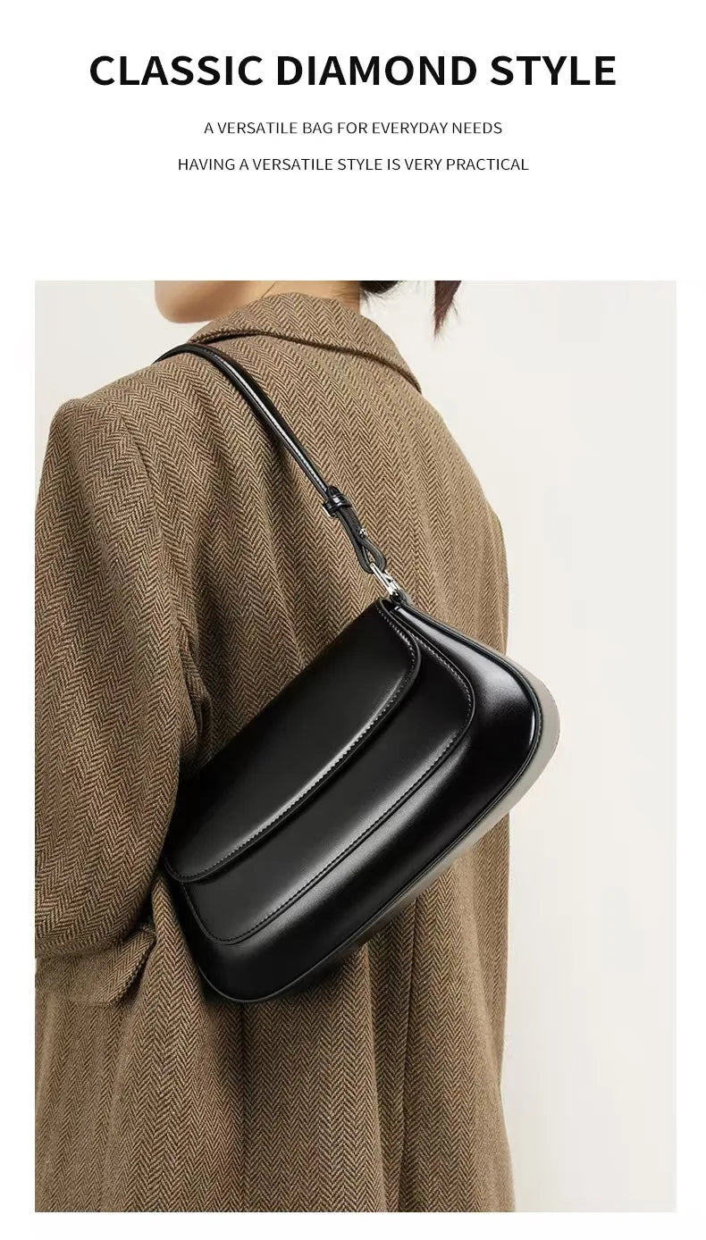 Luxury Designer Women Shoulder Crossbody Bags Small Pu Leather Trend Female Underarm Bag Fashion Ladies Flap Handbags Bolsas