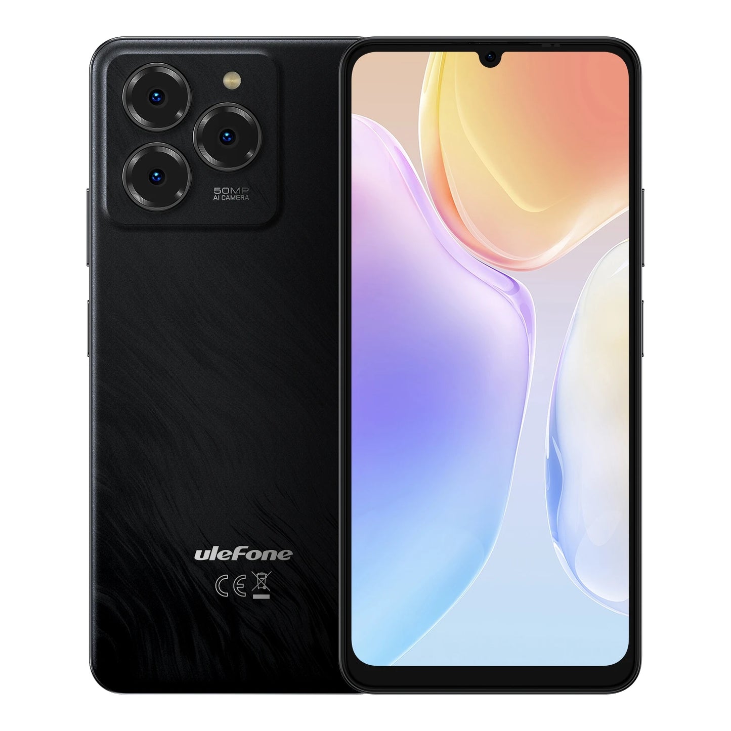 Ulefone Note 20 Pro Smartphone 50MP Camera 6000mAh Battery 4GB+128GB/ 256GB Unisoc T606 6.75" 90Hz 4G Android 14 Mobile Phone