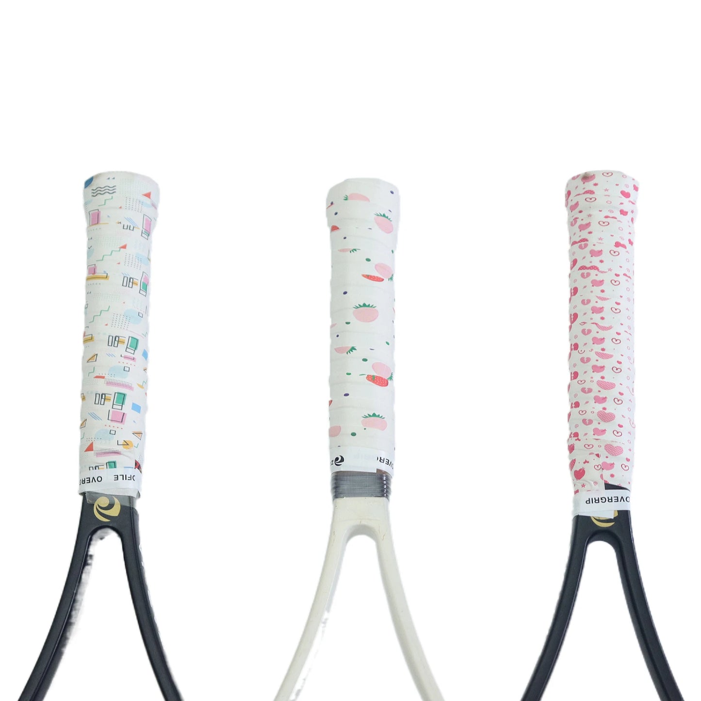 3/15/50Pcs ZARSIA NEW 2024 Embossed Sticky Tennis Overgrips,Badminton Racket Over Grip Anti-slip Cat Cartoon Sweatbands