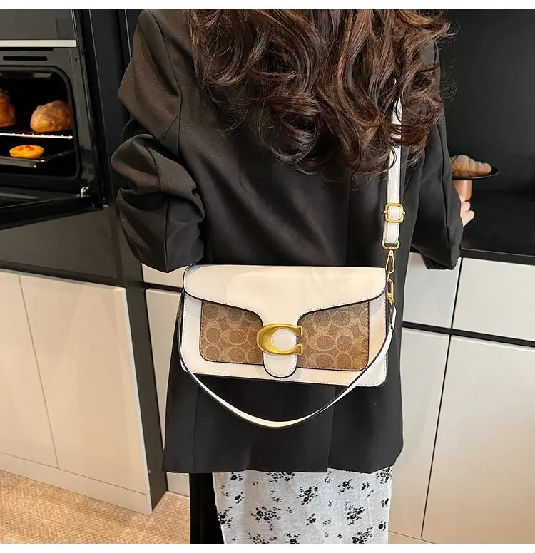 2026 Luxury Designer Diaper Bag: Large Capacity Vintage Leather Tote For Women, Elegant Classic Trendy Handbag With Paris Logo