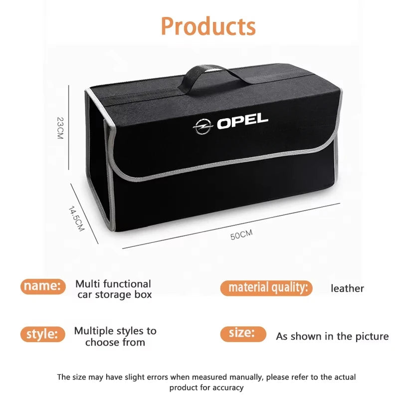 Opel Car Organizer Bag Storage Tool Trunk Box Car Accessories For Corsa D Adam OPC H Astra Mokka G Zafira A DX J Antara C Junior