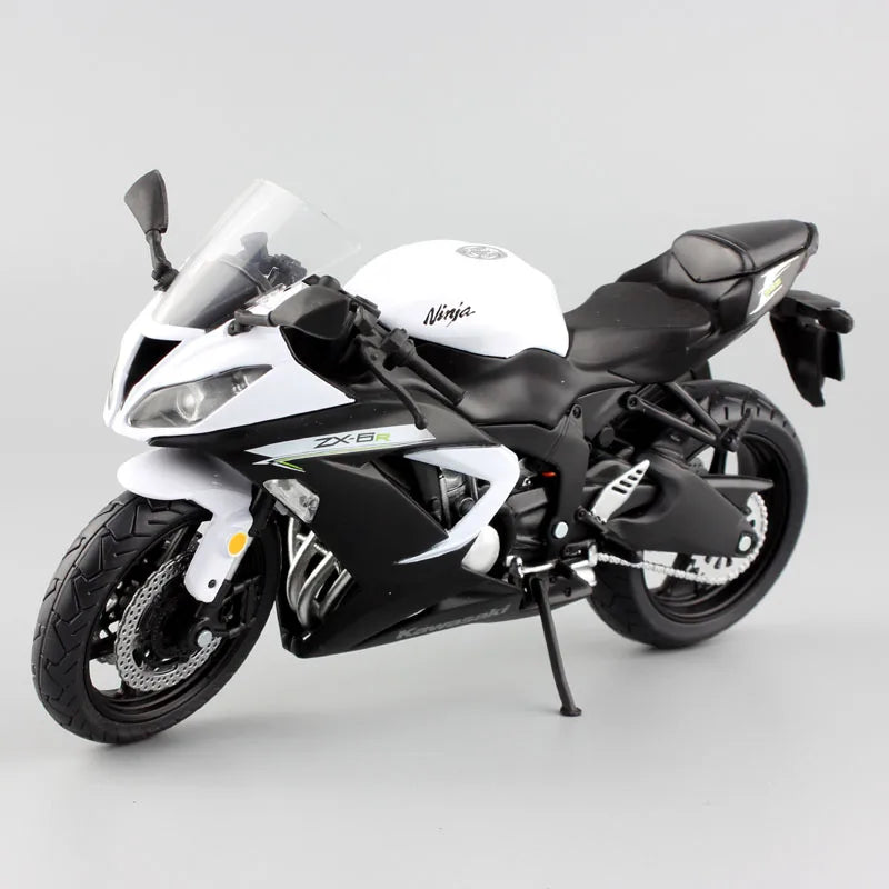 1/12 Kawasaki Ninja Z800 Alloy Racing Cross-country Motorcycle Model Simulation Metal Toy Street Motorcycle Model Childrens Gift