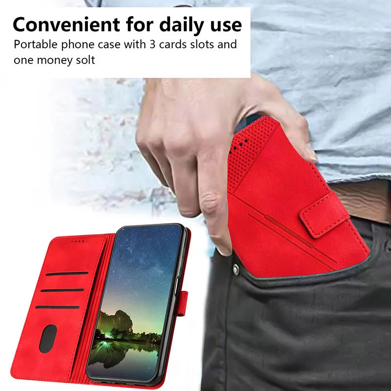Stand Flip Wallet Case for Xiaomi Redmi 14C 13C 13R 12C 12 13 4G 5G 10 2022 11a 10C 10A 9C 9A 8A 7 8 6A Leather Protect Cover