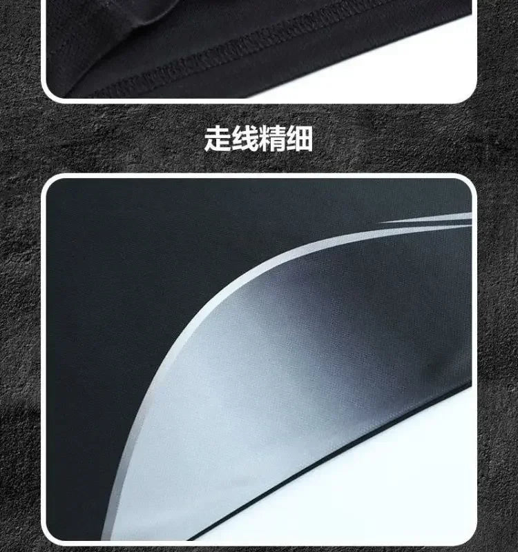 Summer Casual Sports Suit Men Short-sleeve Breathable Outdoor Morning Night Jogging Training Suit Loose Gym Quick Drying Clothes