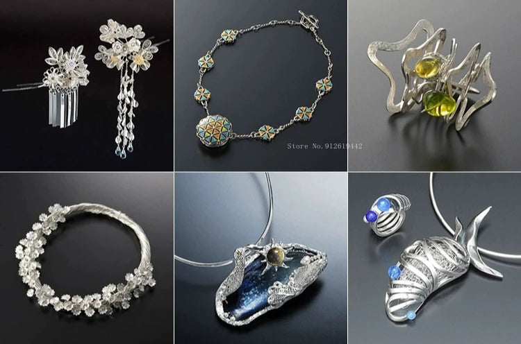 5g/Bag Jewelry Making 999 Pure Silver Clay DIY Handmade Creative Modeling Couple Ring/bracelet/necklace Pendant Making Materials