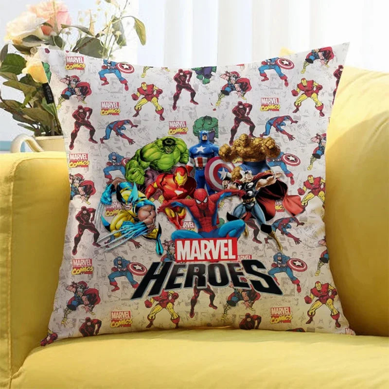 Marvels SpiderMans CM Pillowcase Pillowslip Plush Cartoon Anime Kids Birthday Cute Gifts Kawaii New Home Bedroom Decoration