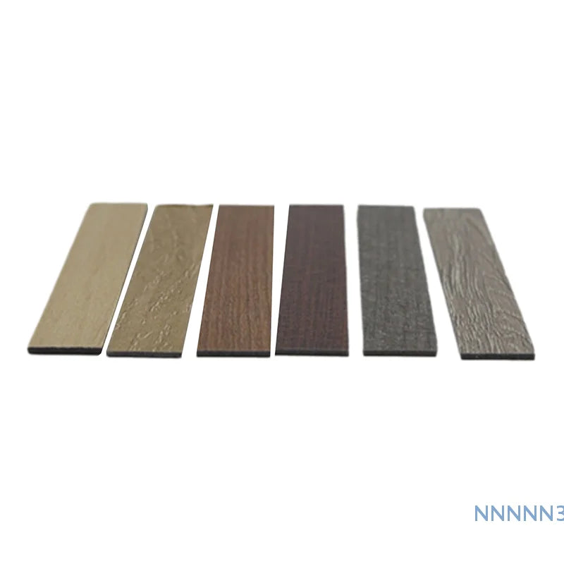 Mini Floor Boards for Dollhouses, Set of 10 Wooden Tiles for 1:12 Scale Doll House Furniture and Wall Decor