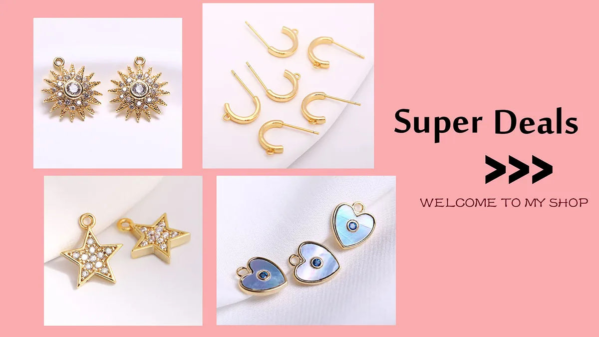 18K Gold Plated Brass Stripe Crimp End Beads Stopper Open Crimp Beads Covers DIY Handmade Crafts Accessories For Jewelry