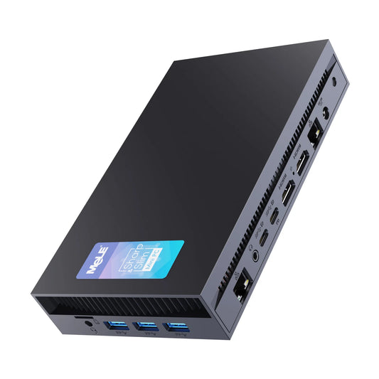 MeLE Mini PC Computer Intel Core i5 12450H 512GB 1TB 2.5 Gigabit Ethernet, 1*USB Type-C,3*USB,2*HDMI Overclock X5