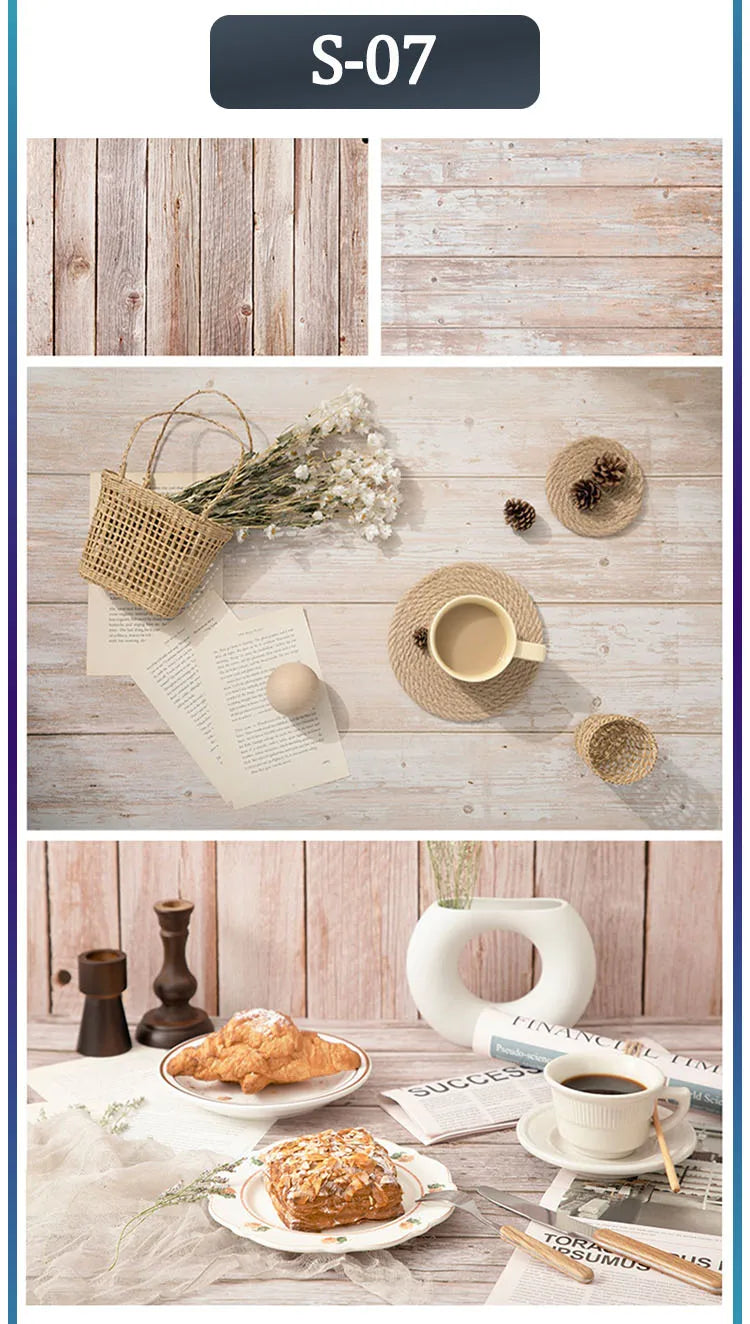 Photo Background for Food Cosmetics Photophones for Photos Art Paper 53X84cm 2Sides Photography Background Backdrops Christmas