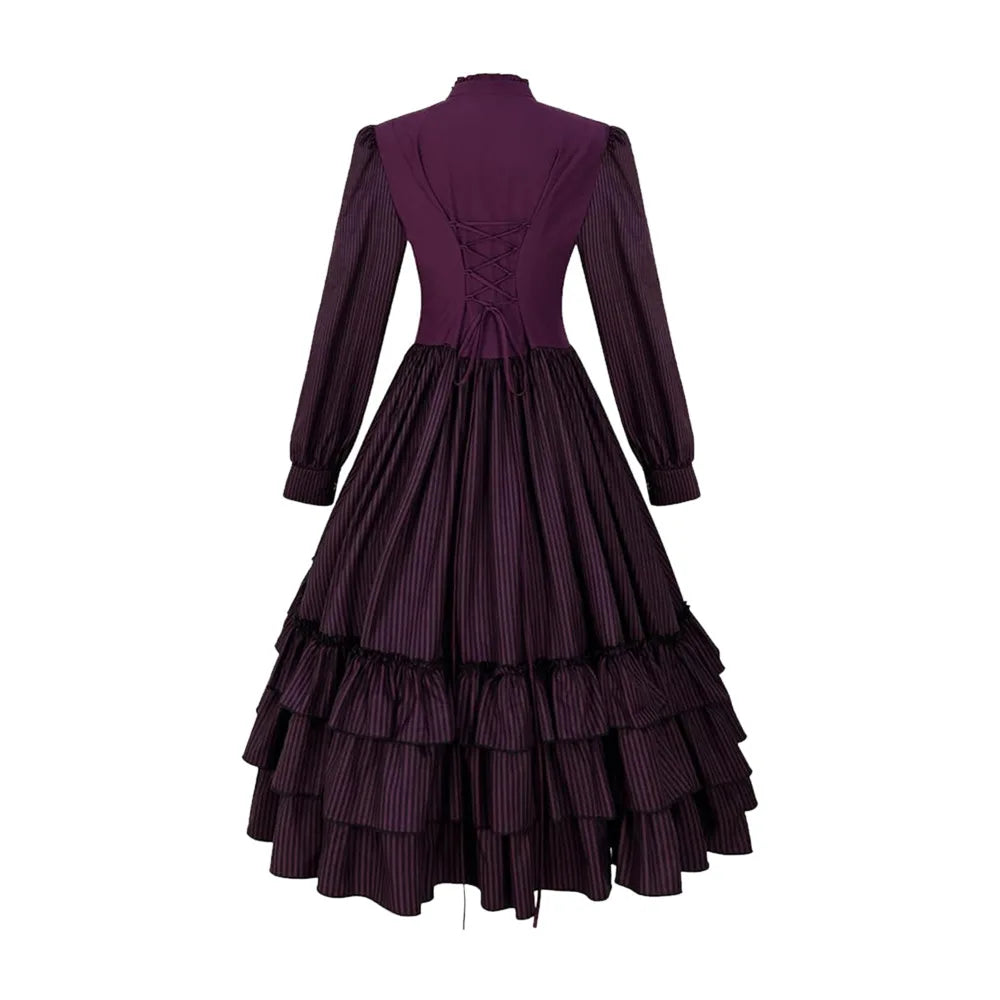 Halloween Costumes for Women Medieval Victorian Dress Halloween Renaissance Gothic Lace Queen Princess Dress