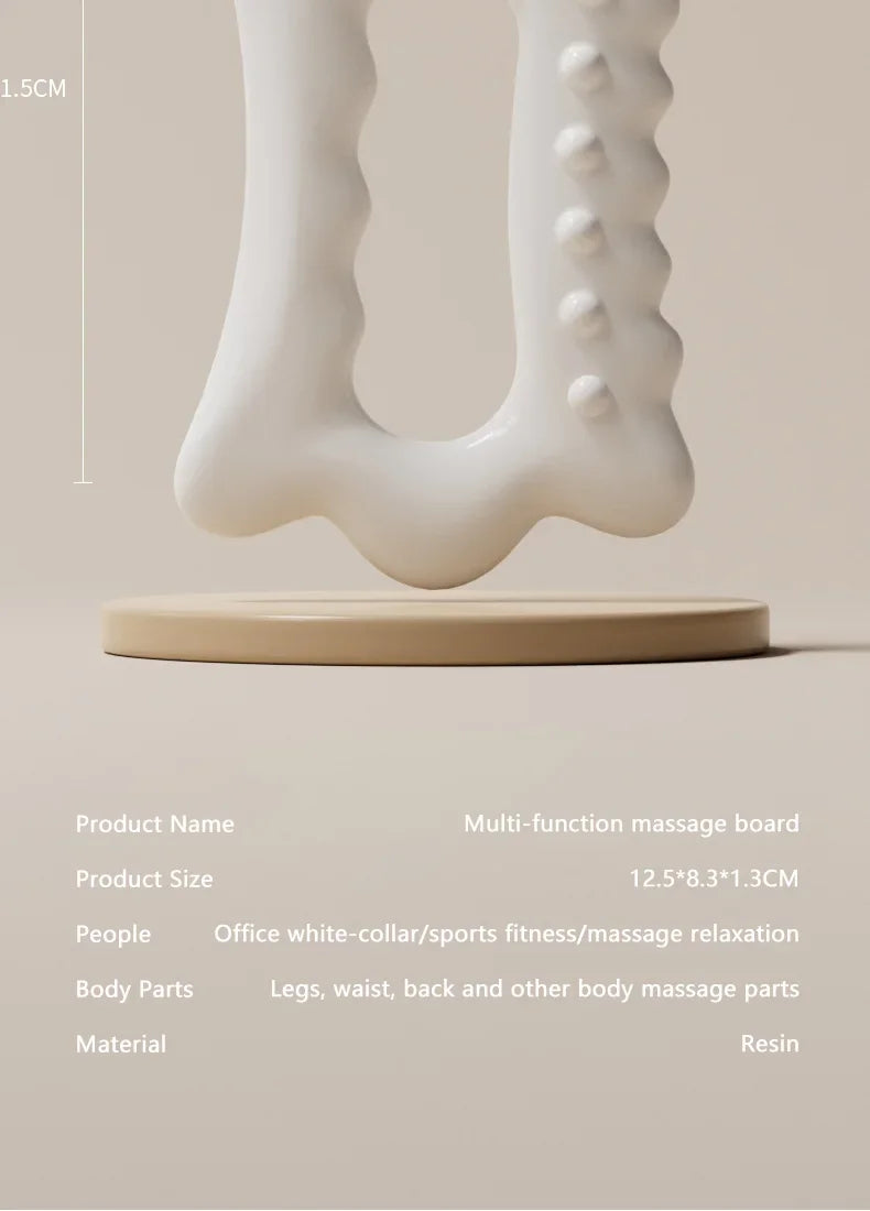 2024 Resin Gua Sha Stone – Facial & Body Massage Tool, Anti-Static Skin Care Scraper for Women