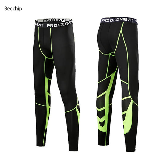 Sports Fitness Trousers Men's Milk Silk Stretch Skinny Ultra-Thin Quick-Dry Running Basketball Training Leggings