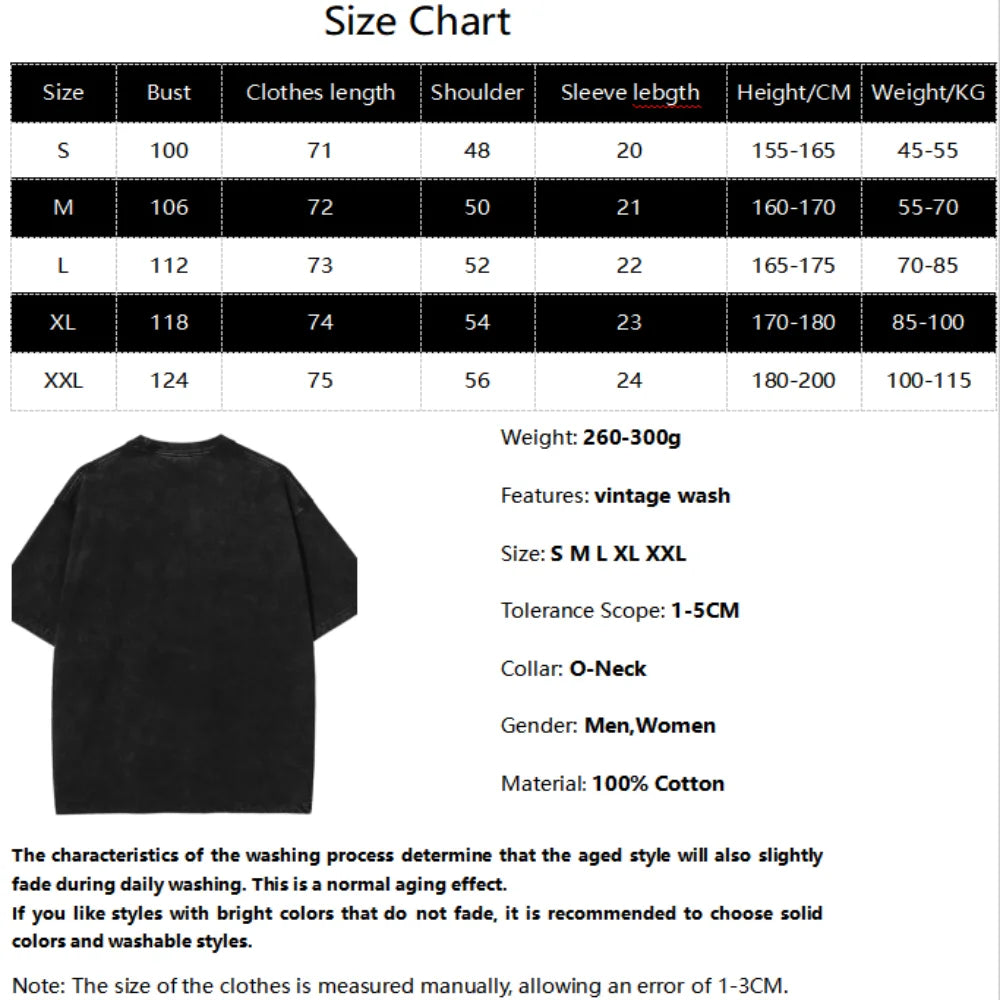 Alucard Graphic T-shirt Anime Hellsing Clothing Men Women Cotton Tshirts Retro Washed T Shirt Harajuku Casual Short Sleeve Tops