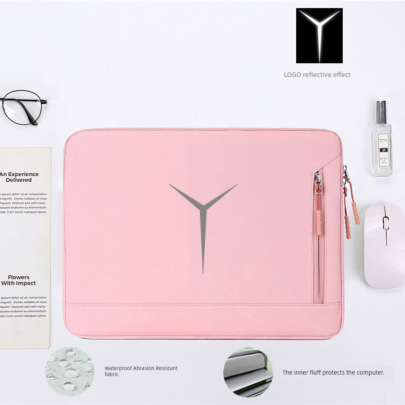 Gaming Notebook Applicable to Lenovo Saver R9000p Laptop Bag Liner Bag 2023 Y9000/7000x/K Waterproof Bubble Wrap Fleece-lined Protective Case 15.6-Inch Drop-Resistant