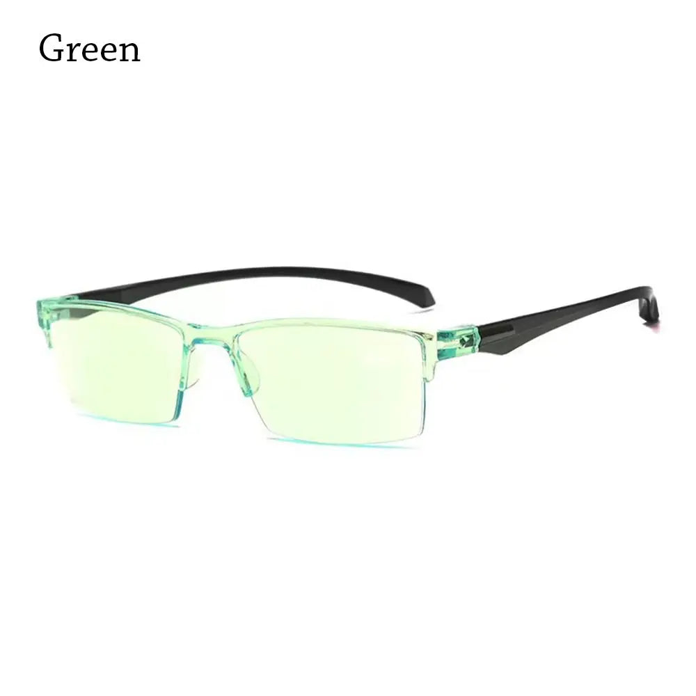 New Anti Blue Ray Reading Glasses Smart Automatic Zoom Presbyopia Eyeglass Autofocus Power +1.0~ +7.0 Half-Rim Computer Eyewear
