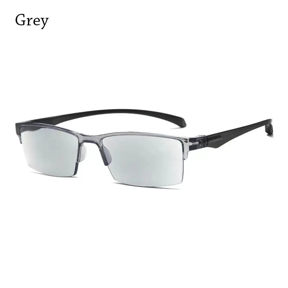 New Anti Blue Ray Reading Glasses Smart Automatic Zoom Presbyopia Eyeglass Autofocus Power +1.0~ +7.0 Half-Rim Computer Eyewear