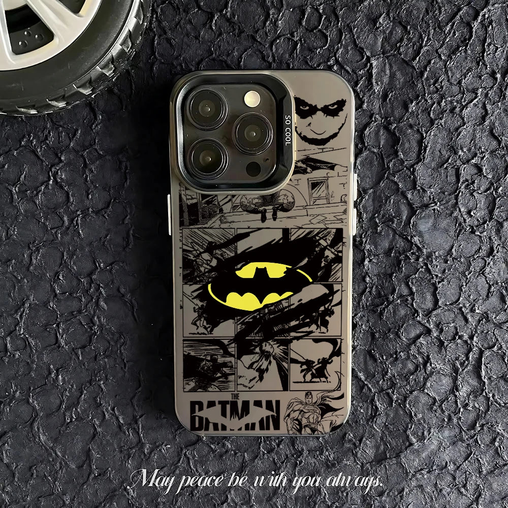 Cool Anime B-Batmans Phone Case For iPhone 17 17e 16e 16 15 14 13 12 11 mini Pro Max X XR 8 Air Plus Anti Fall Matte Back Cover