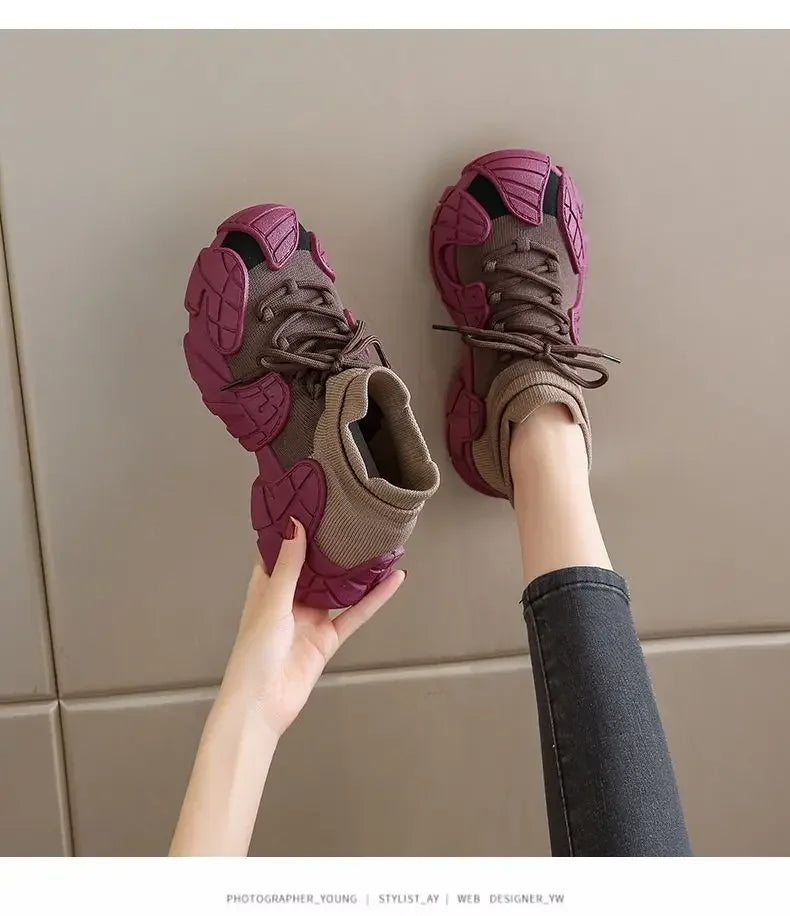 Women's Athletic Shoes Sneakers Ladies Footwear Sports Lace Up Comfortable 39 Vulcanized Shoe On Sale A Original Casual Stylish