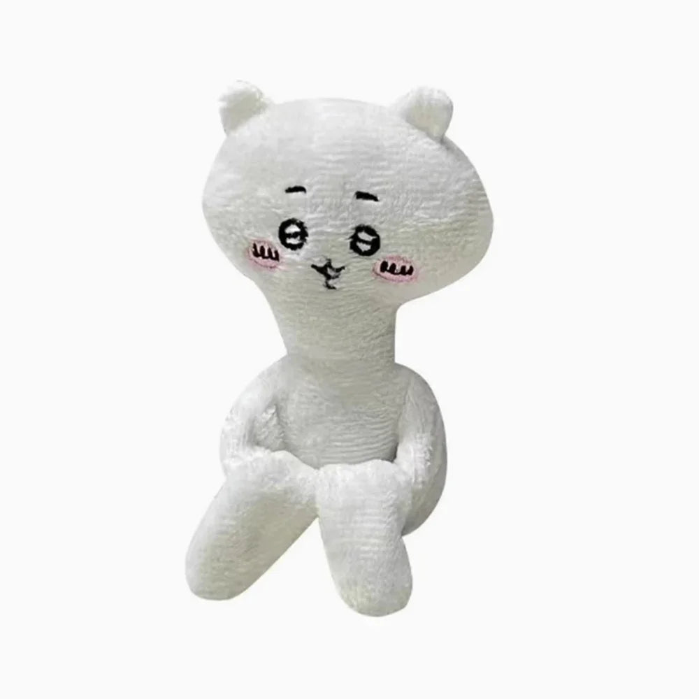 12cm Chiikawas Funny Doll Full Body Movable Swing Design Anime Cute Cartoon Plush Key Accessory Bag Decoration Toy Holiday Gift