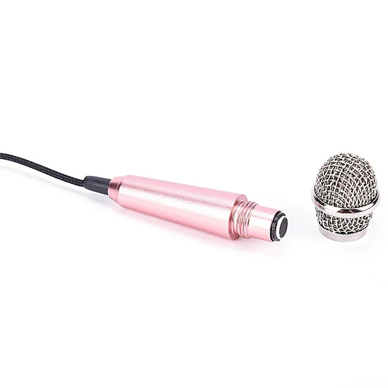 Wired 3.5mm Stereo Studio Microphone Earphone Ktv Karaoke Mini Microfon For Cell Smart Phone Laptops PC Computer Desktop Mikrof