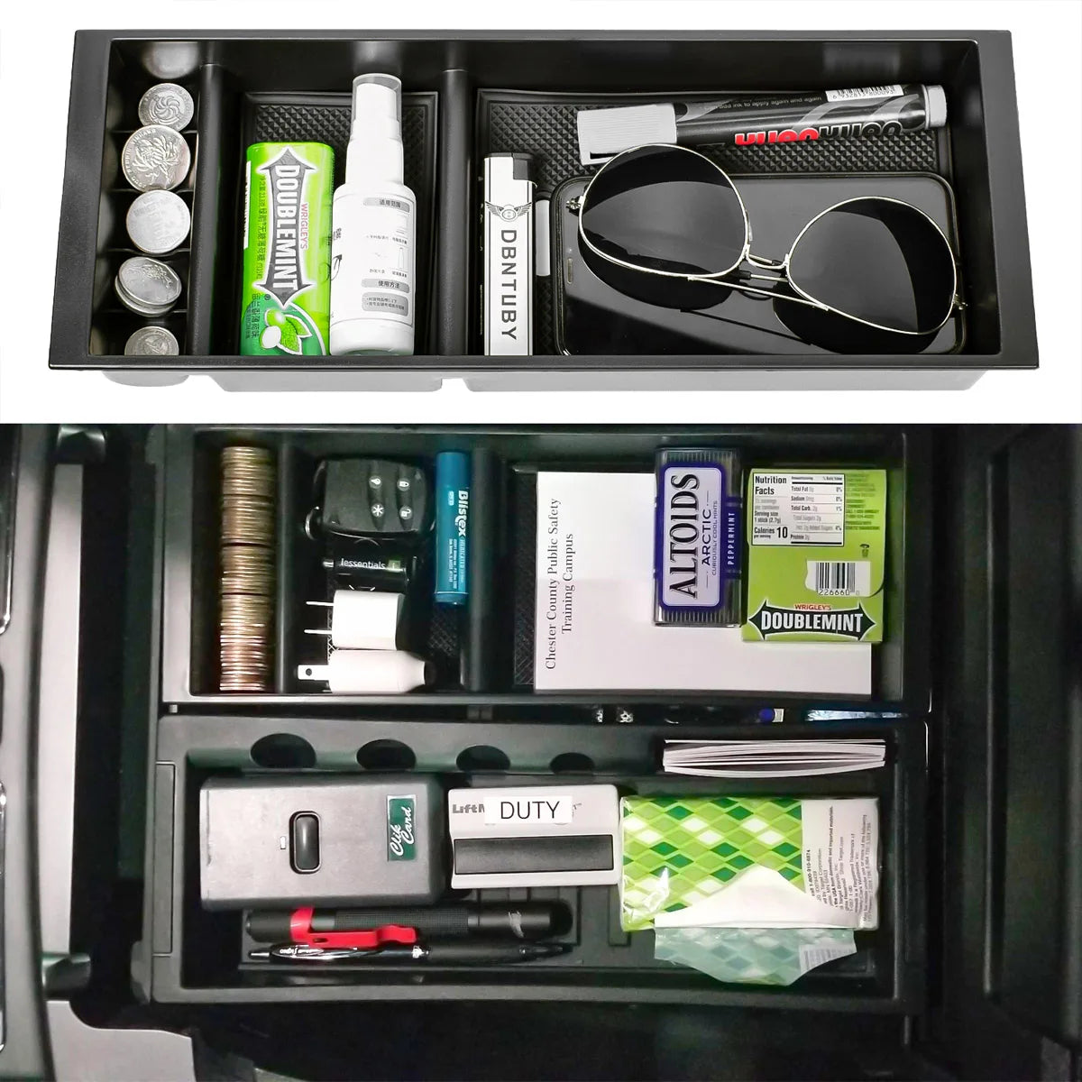 For Ford Raptor F-150 F150 2015-2020 Car Center Console Armrest Storage Box Organizer Tray Accessories 2019 2018 2017 2016