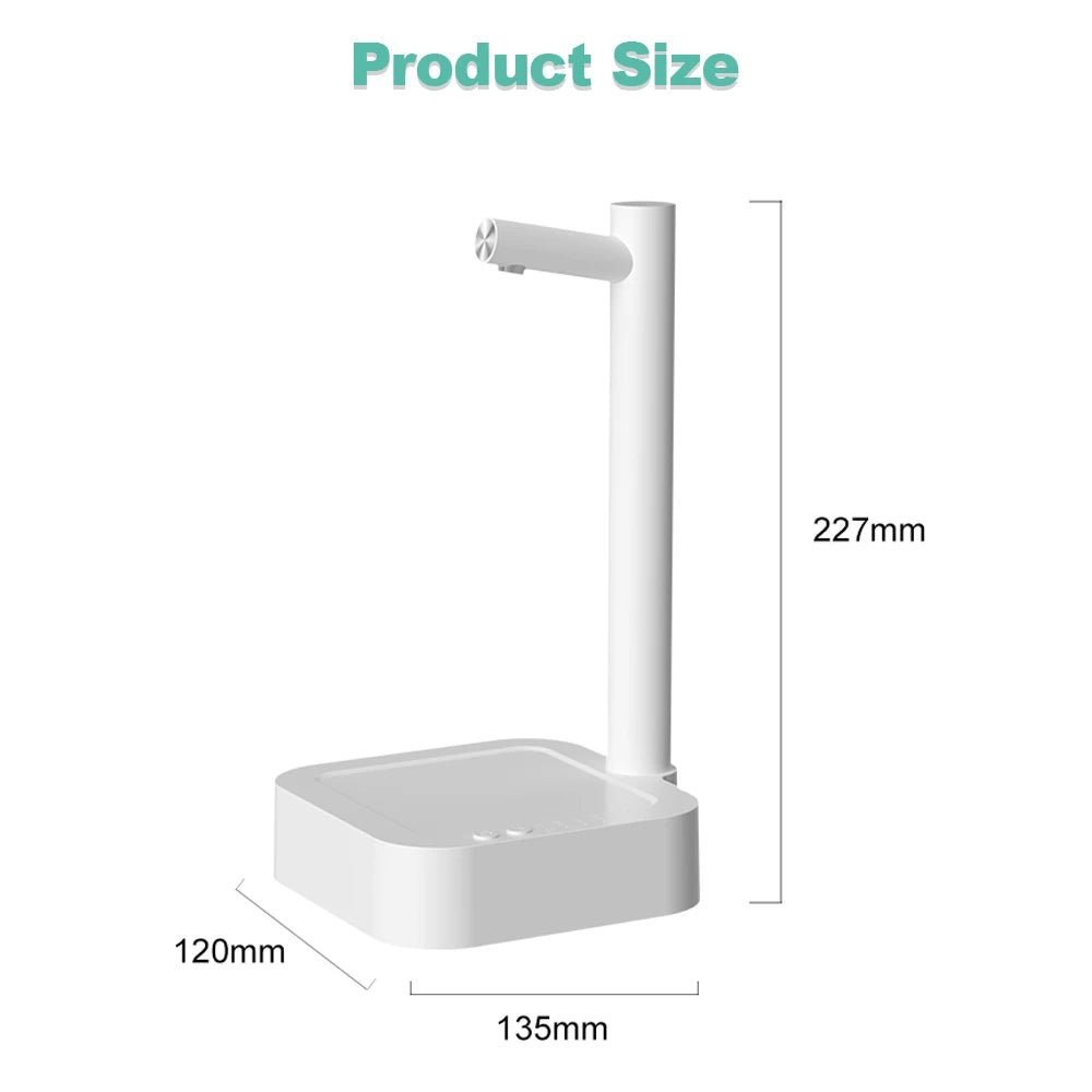 Electric Water Gallon Pump Automatic Water Dispenser Pump 19 Liters Desktop Portable Water Pump Bottle Barrel T30 Rechargeable