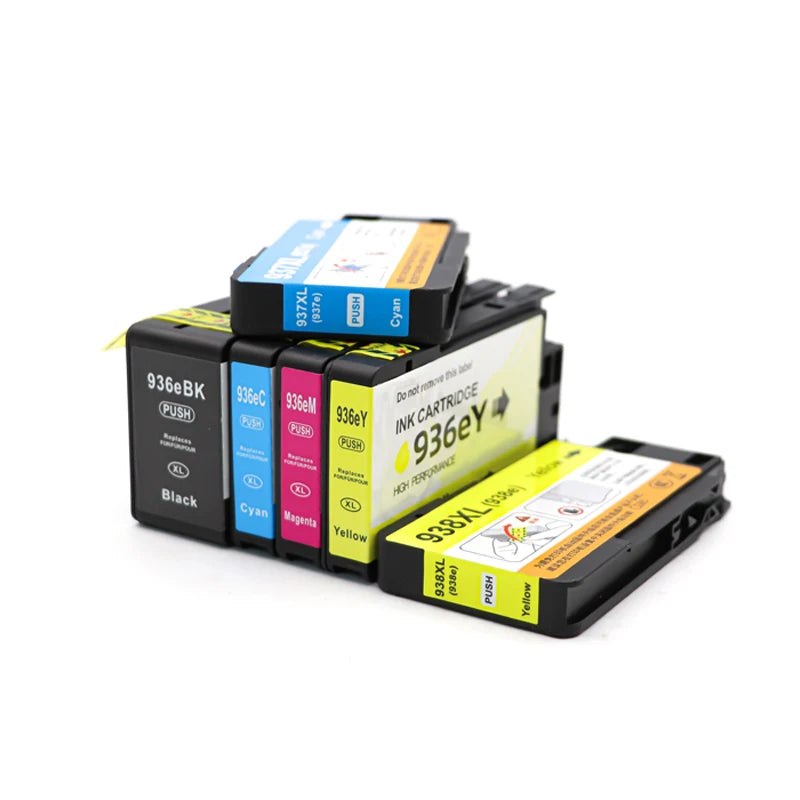 Suitable for daily use 936 937 938 ink cartridges，for HP Officejet pro 9110b 9120 9130 9720 9730 4S6X3A 4S6X0A printer 936e