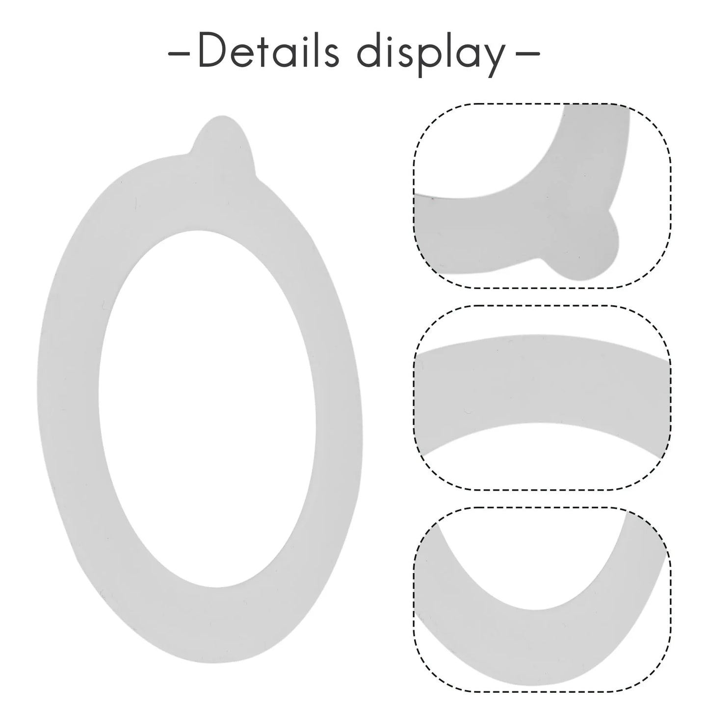 AT44-20 Pcs Silicone Replacement Gasket Seals,Airtight Silicone Gasket Sealing Rings,Fits Regular Mouth Canning Jars