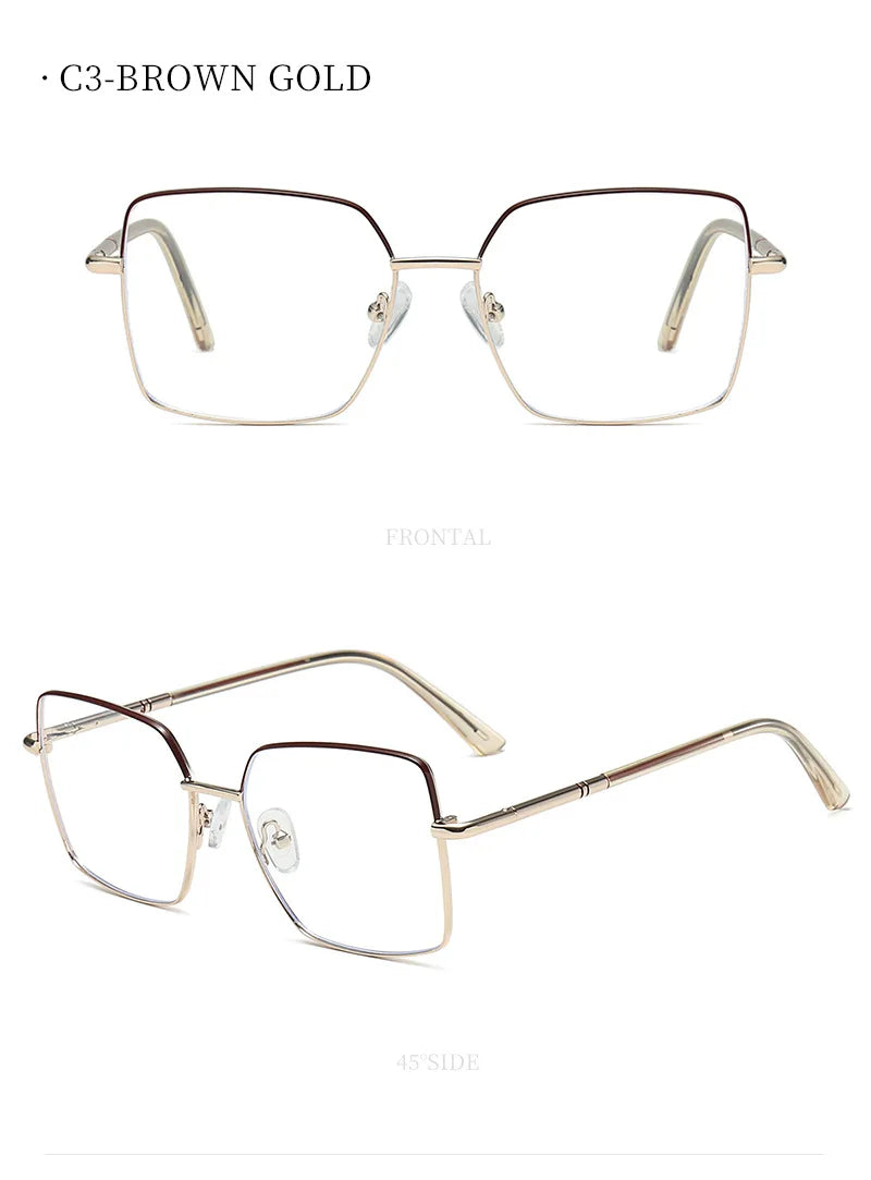 JMISUS Butterfly Prescription Glasses Woman Optical Eyeglasses for High-quality Metal Anti Blue Light Myopia Eyewear