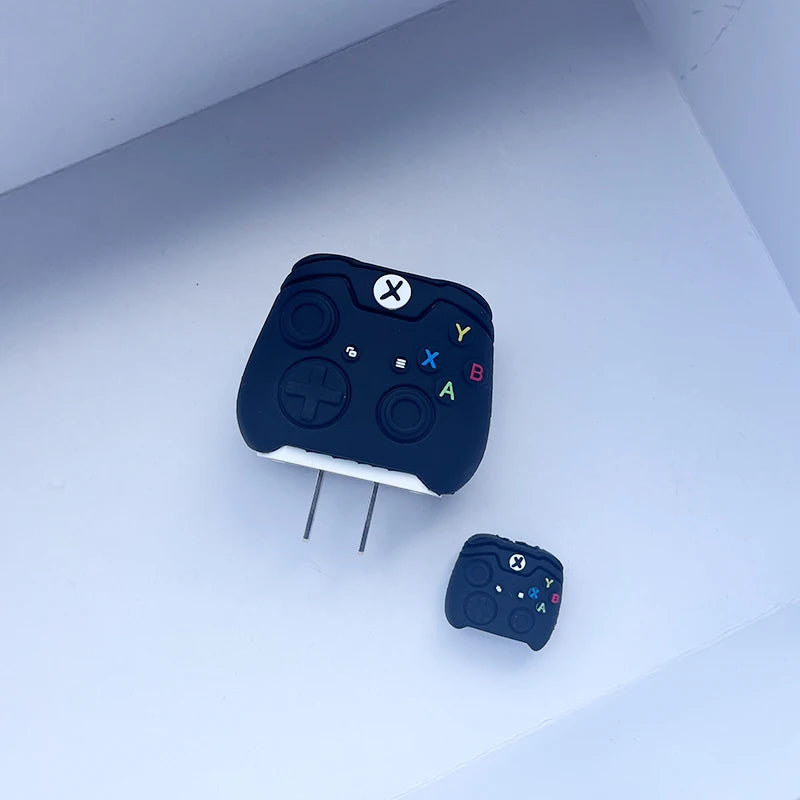 Cartoon Cable Protector For iPhone 11 12 iPad 18W 20W Data Line Silicone Fast Charger Cable Protection Organizer