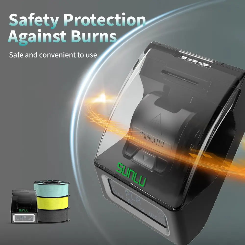 SUNLU Filament Connector For filament Fast Welding For bambu lab For PETG/PLA/ABS/TPU/Nylon 200Pcs PTFE Sleeve filament Splice