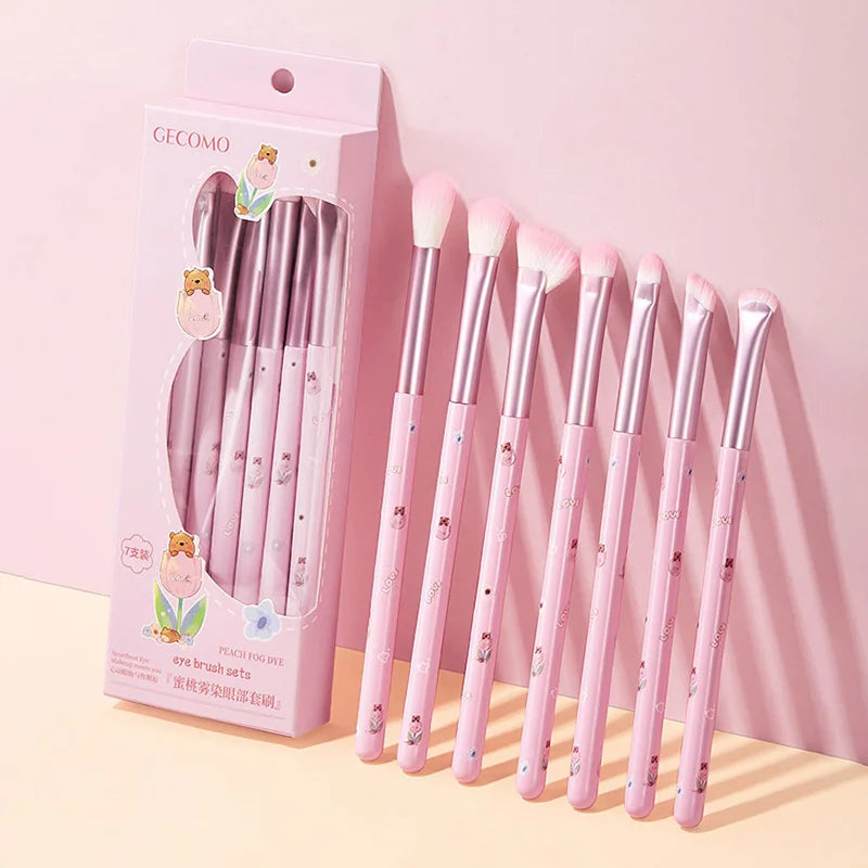 GECOMO Eye makeup brush set, Detail brush, Shading brush,Nose Shadow Eye Makeup set,a complete set of makeup tools for beginners