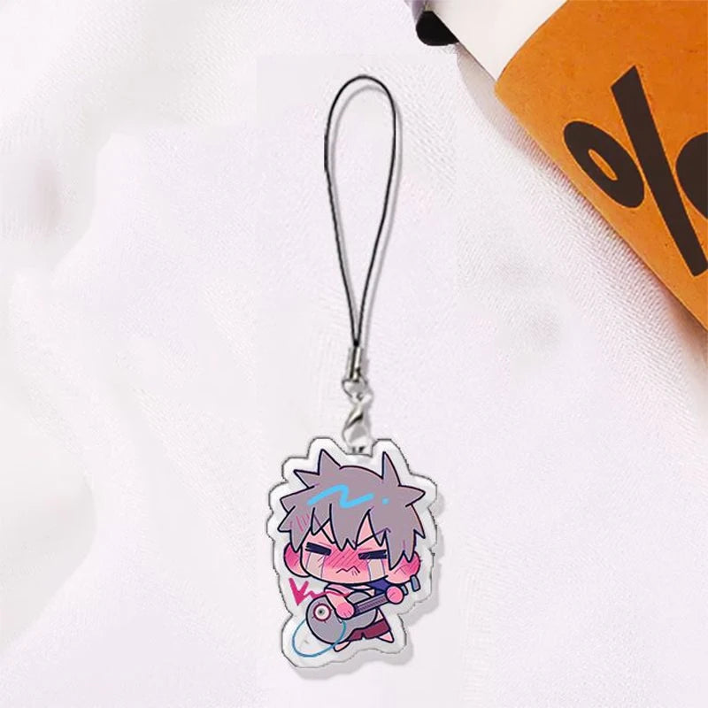 Anime ALIEN STAGE IVAN TILL Cosplay Keychain Unisex Acrylic Kawaii Keyring Key Chain Phone Chain Bag Pendant Accessories Prop