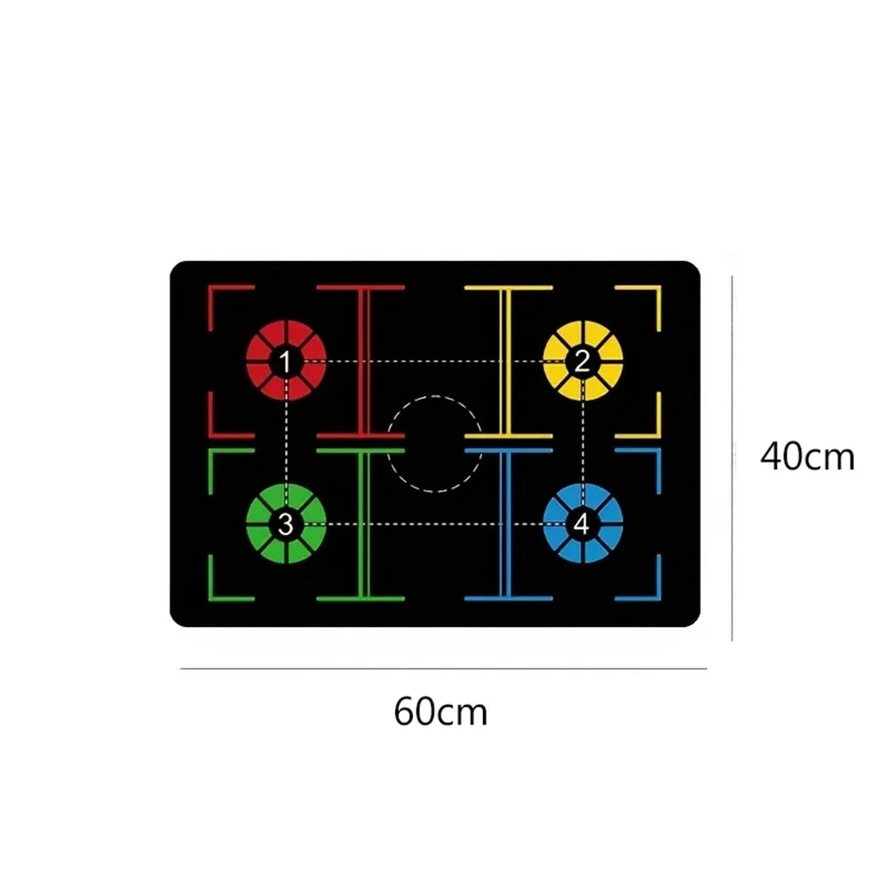 Non Slip Soundproof Basketball Training Mat Kids Youth Indoor Ball Control Dribbling Drill Thickened Safety Home Gym