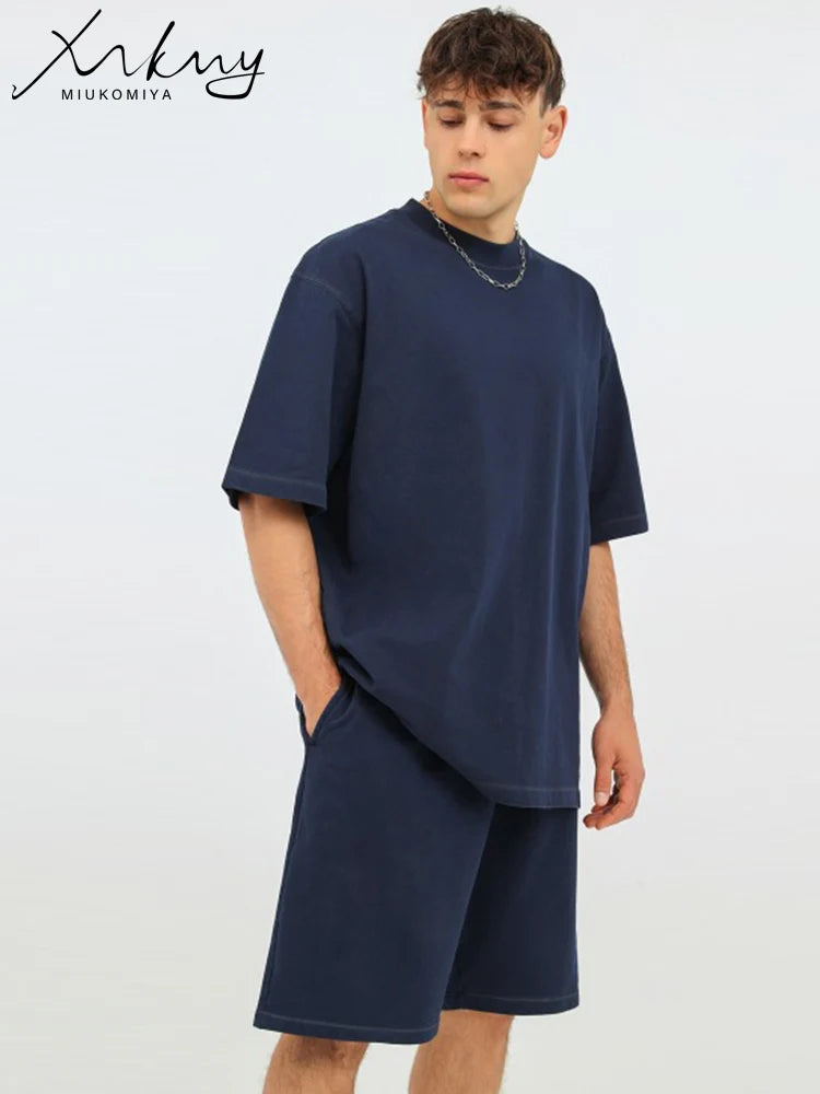 MiuKoMiYa Summer Loose T Shirts Women Basic Cotton Wahsed Short Sleeve Tees Oversized Casual Basic Female T Shirts Streetwear