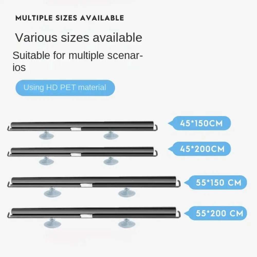Retractable Front Window Sunshade Telescopic Windshield Anti-UV Sunshade For Truck Passenger Protection High-Definition